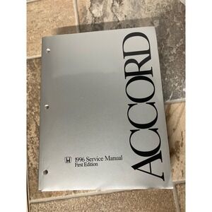 1996 Honda Accord‎ Service Manual First Edition Repair Shop Guide Book